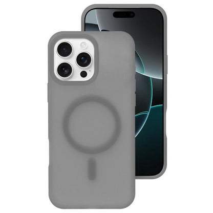 Crystal-Clear Colors Skin-friendly Feel Liquid Silicone Magnetic Phone Case, For iPhone 16 Pro, For iPhone 16