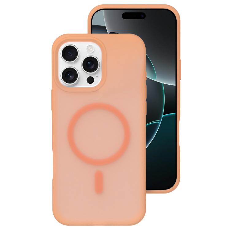 Crystal-Clear Colors Skin-friendly Feel Liquid Silicone Magnetic Phone Case, For iPhone 16 Pro, For iPhone 16