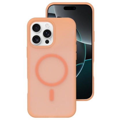 Crystal-Clear Colors Skin-friendly Feel Liquid Silicone Magnetic Phone Case, For iPhone 16 Pro, For iPhone 16