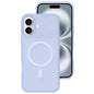 Crystal-Clear Colors Skin-friendly Feel Liquid Silicone Magnetic Phone Case, For iPhone 16 Pro, For iPhone 16