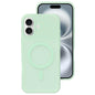 Crystal-Clear Colors Skin-friendly Feel Liquid Silicone Magnetic Phone Case, For iPhone 16 Pro, For iPhone 16