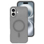 Crystal-Clear Colors Skin-friendly Feel Liquid Silicone Magnetic Phone Case, For iPhone 16 Pro, For iPhone 16