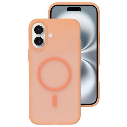 Crystal-Clear Colors Skin-friendly Feel Liquid Silicone Magnetic Phone Case, For iPhone 16 Pro, For iPhone 16