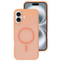 Crystal-Clear Colors Skin-friendly Feel Liquid Silicone Magnetic Phone Case, For iPhone 16 Pro, For iPhone 16