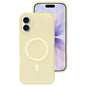 Crystal-Clear Colors Skin-friendly Feel Liquid Silicone Magnetic Phone Case, For iPhone 17, For iPhone 16 Pro Max