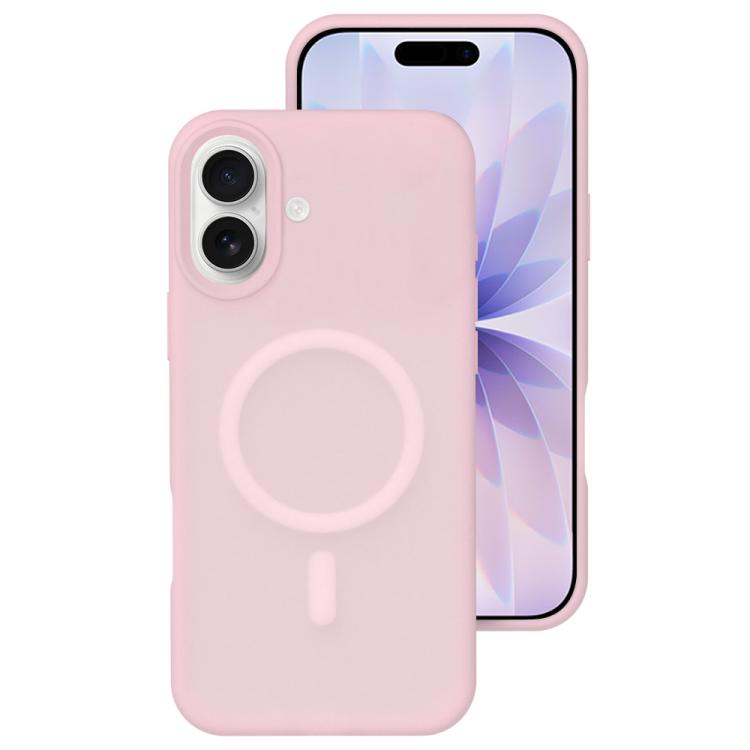 Crystal-Clear Colors Skin-friendly Feel Liquid Silicone Magnetic Phone Case, For iPhone 17, For iPhone 16 Pro Max