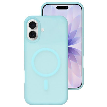Crystal-Clear Colors Skin-friendly Feel Liquid Silicone Magnetic Phone Case, For iPhone 17, For iPhone 16 Pro Max
