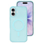 Crystal-Clear Colors Skin-friendly Feel Liquid Silicone Magnetic Phone Case, For iPhone 17, For iPhone 16 Pro Max