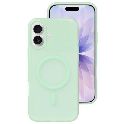 Crystal-Clear Colors Skin-friendly Feel Liquid Silicone Magnetic Phone Case, For iPhone 17, For iPhone 16 Pro Max