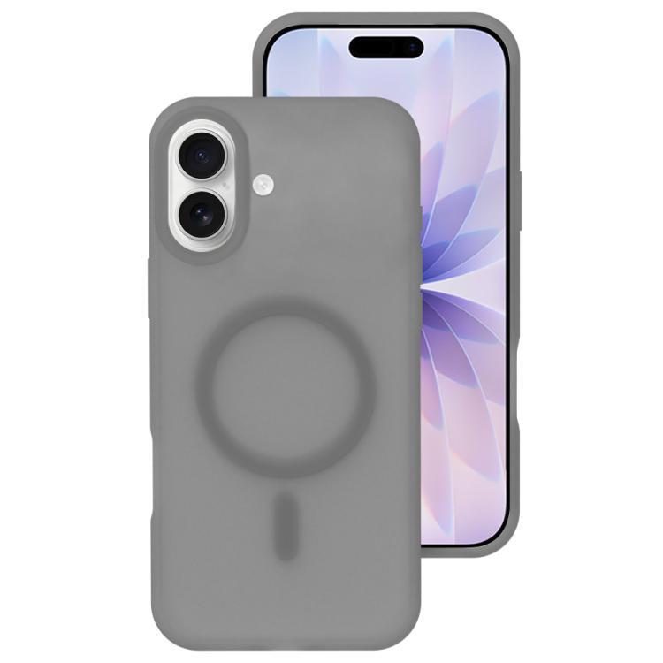 Crystal-Clear Colors Skin-friendly Feel Liquid Silicone Magnetic Phone Case, For iPhone 17, For iPhone 16 Pro Max