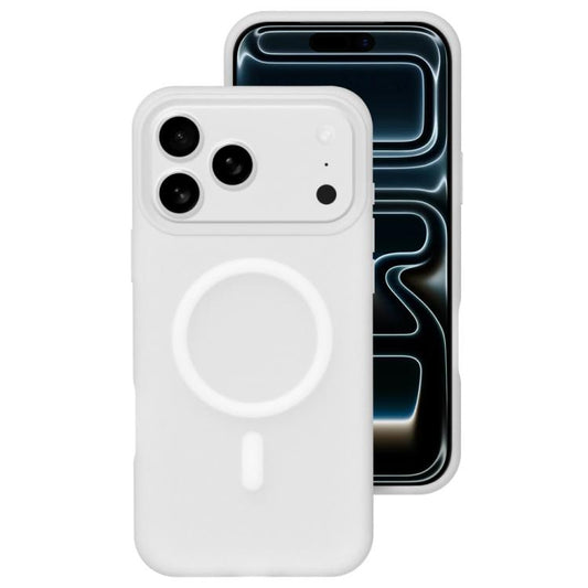 Crystal-Clear Colors Skin-friendly Feel Liquid Silicone Magnetic Phone Case, For iPhone 17 Pro Max, For iPhone 17 Pro