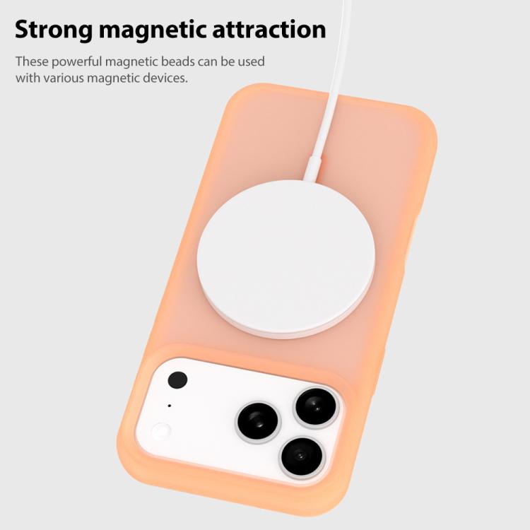 Crystal-Clear Colors Skin-friendly Feel Liquid Silicone Magnetic Phone Case, For iPhone 15 Pro Max, For iPhone 15 Pro