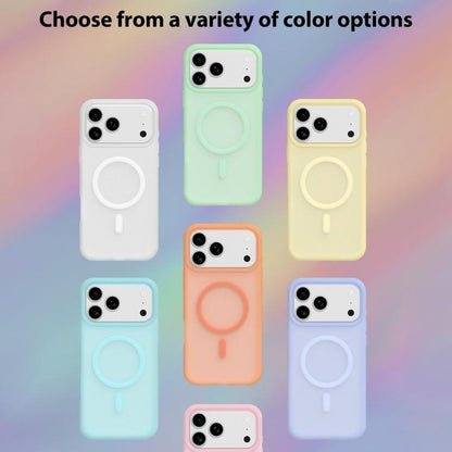 Crystal-Clear Colors Skin-friendly Feel Liquid Silicone Magnetic Phone Case, For iPhone 15