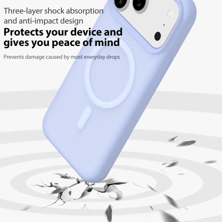 Crystal-Clear Colors Skin-friendly Feel Liquid Silicone Magnetic Phone Case, For iPhone 15 Pro Max, For iPhone 15 Pro