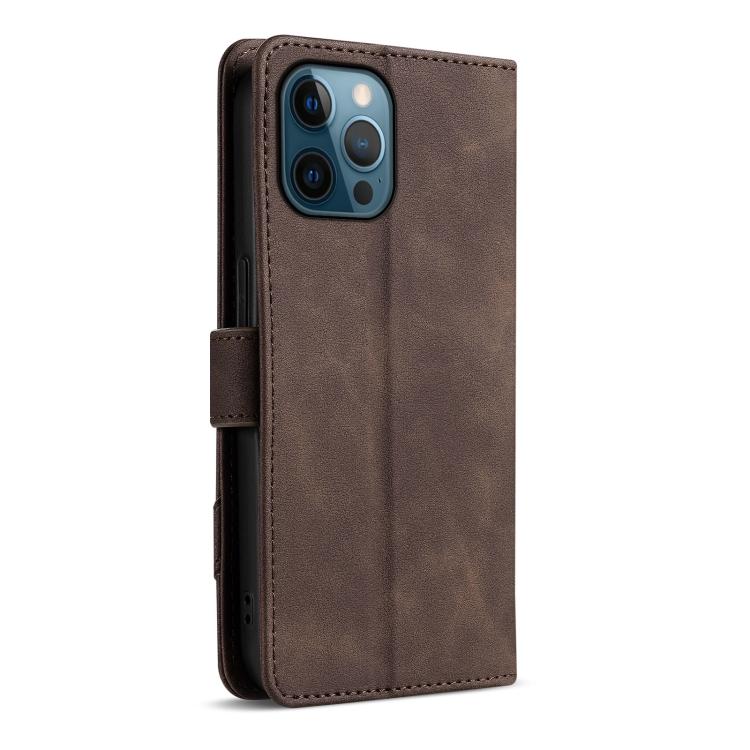 AZNS A2 Series Tri-Card Wallet RFID Vegan Leather Phone Case with Strap, For iPhone 12 Pro, For iPhone 11 Pro Max, For iPhone 11, For iPhone 11 Pro