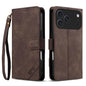 AZNS A2 Series Tri-Card Wallet RFID Vegan Leather Phone Case with Strap, For iPhone 17 Pro, For iPhone 17, For iPhone Air, For iPhone 16 Pro Max
