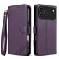 AZNS A2 Series Tri-Card Wallet RFID Vegan Leather Phone Case with Strap, For iPhone 17 Pro, For iPhone 17, For iPhone Air, For iPhone 16 Pro Max