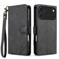 AZNS A2 Series Tri-Card Wallet RFID Vegan Leather Phone Case with Strap, For iPhone 17 Pro, For iPhone 17, For iPhone Air, For iPhone 16 Pro Max