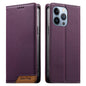 Dierfeng Splicing Strong Magnetic RFID Vegan Leather Phone Case, For iPhone 14 Pro Max, For iPhone SE 2022 / SE 2020 / 8 / 7, For iPhone 13 Pro Max, For iPhone 13 Pro