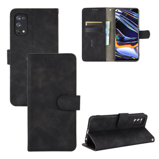 Solid Color Skin Feel Magnetic Buckle Horizontal Flip Calf Texture PU Leather Case with Holder & Card Slots & Wallet, For OPPO Realme 7 Pro, For Xiaomi Mi 10T, For OnePlus 8T