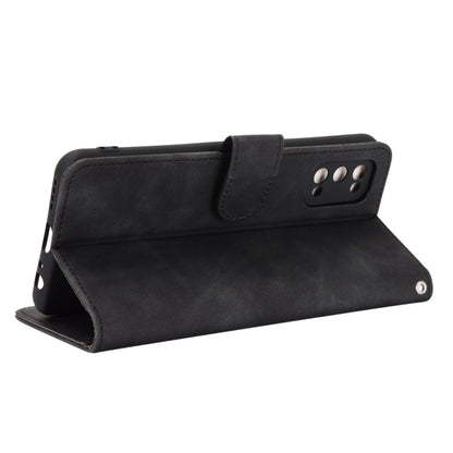 Solid Color Skin Feel Magnetic Buckle Horizontal Flip Calf Texture PU Leather Case with Holder & Card Slots & Wallet, For OPPO Realme 7 Pro, For Xiaomi Mi 10T, For OnePlus 8T