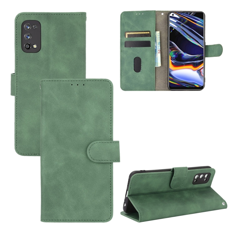 Solid Color Skin Feel Magnetic Buckle Horizontal Flip Calf Texture PU Leather Case with Holder & Card Slots & Wallet, For OPPO Realme 7 Pro, For Xiaomi Mi 10T, For OnePlus 8T