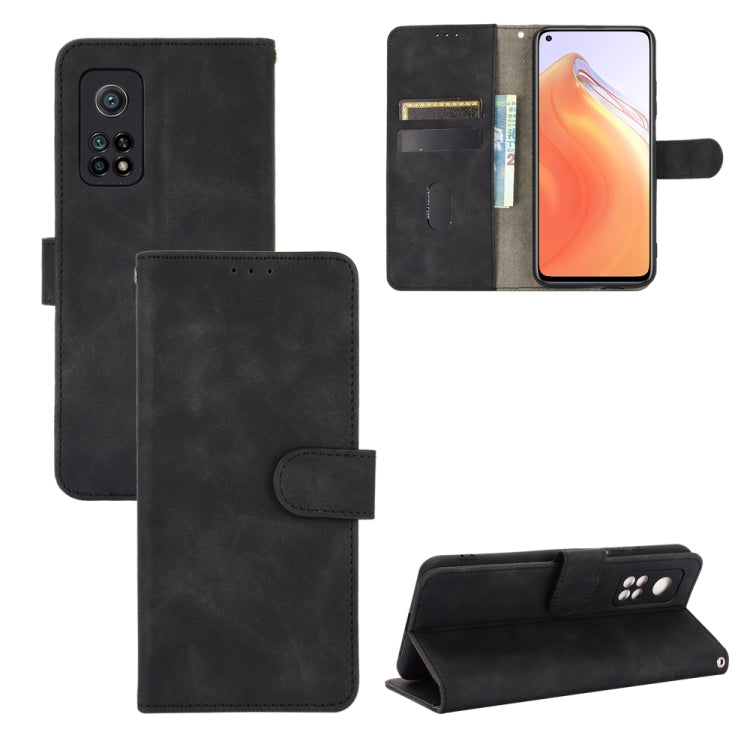 Solid Color Skin Feel Magnetic Buckle Horizontal Flip Calf Texture PU Leather Case with Holder & Card Slots & Wallet, For OPPO Realme 7 Pro, For Xiaomi Mi 10T, For OnePlus 8T