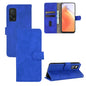 Solid Color Skin Feel Magnetic Buckle Horizontal Flip Calf Texture PU Leather Case with Holder & Card Slots & Wallet, For OPPO Realme 7 Pro, For Xiaomi Mi 10T, For OnePlus 8T