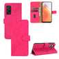Solid Color Skin Feel Magnetic Buckle Horizontal Flip Calf Texture PU Leather Case with Holder & Card Slots & Wallet, For OPPO Realme 7 Pro, For Xiaomi Mi 10T, For OnePlus 8T