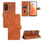 Solid Color Skin Feel Magnetic Buckle Horizontal Flip Calf Texture PU Leather Case with Holder & Card Slots & Wallet, For OPPO Realme 7 Pro, For Xiaomi Mi 10T, For OnePlus 8T