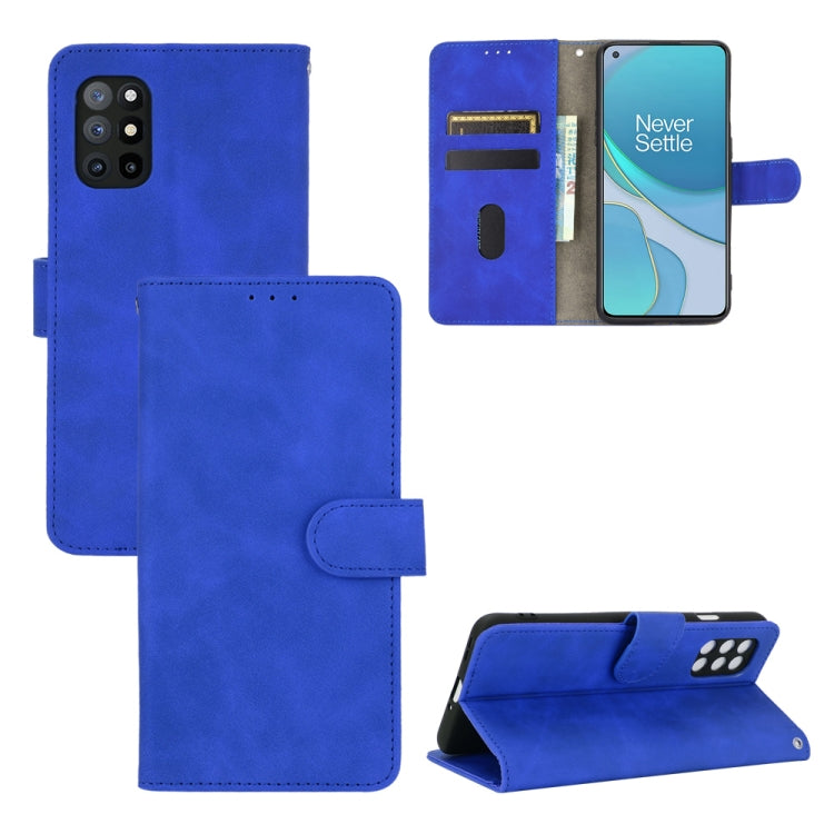 Solid Color Skin Feel Magnetic Buckle Horizontal Flip Calf Texture PU Leather Case with Holder & Card Slots & Wallet, For OPPO Realme 7 Pro, For Xiaomi Mi 10T, For OnePlus 8T