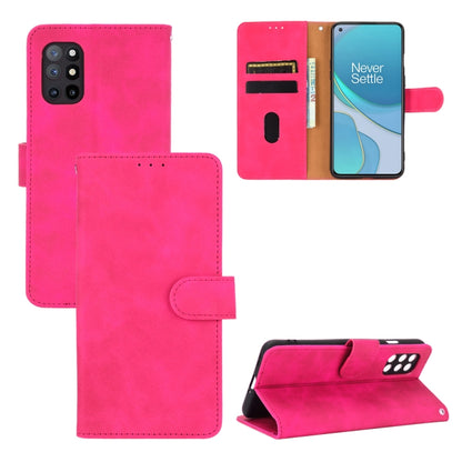 Solid Color Skin Feel Magnetic Buckle Horizontal Flip Calf Texture PU Leather Case with Holder & Card Slots & Wallet, For OPPO Realme 7 Pro, For Xiaomi Mi 10T, For OnePlus 8T
