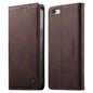 Dierfeng Metal Snap Magnetic RFID Vegan Leather Phone Case, For iPhone 14 Pro Max, For iPhone SE 2022 / SE 2020 / 7 / 8, For iPhone 13 Pro Max, For iPhone 13 Pro