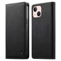 Dierfeng Metal Snap Magnetic RFID Vegan Leather Phone Case, For iPhone 13 mini, For iPhone 12 / 12 Pro, For iPhone 12 Pro Max, For iPhone 12 mini