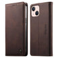 Dierfeng Metal Snap Magnetic RFID Vegan Leather Phone Case, For iPhone 13 mini, For iPhone 12 / 12 Pro, For iPhone 12 Pro Max, For iPhone 12 mini