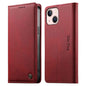 Dierfeng Metal Snap Magnetic RFID Vegan Leather Phone Case, For iPhone 13 mini, For iPhone 12 / 12 Pro, For iPhone 12 Pro Max, For iPhone 12 mini