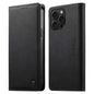 Dierfeng Metal Snap Magnetic RFID Vegan Leather Phone Case, For iPhone 13 mini, For iPhone 12 / 12 Pro, For iPhone 12 Pro Max, For iPhone 12 mini
