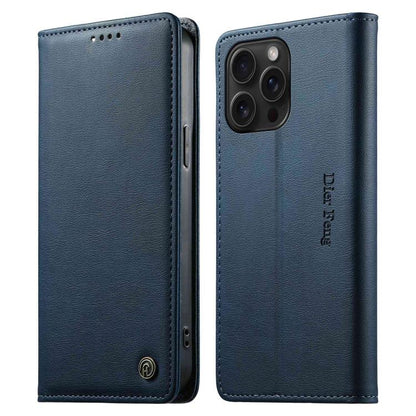 Dierfeng Metal Snap Magnetic RFID Vegan Leather Phone Case, For iPhone 13 mini, For iPhone 12 / 12 Pro, For iPhone 12 Pro Max, For iPhone 12 mini