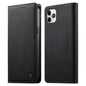 Dierfeng Metal Snap Magnetic RFID Vegan Leather Phone Case, For iPhone 11 Pro Max, For iPhone 11, For iPhone 11 Pro, For iPhone X / XS