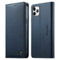 Dierfeng Metal Snap Magnetic RFID Vegan Leather Phone Case, For iPhone 11 Pro Max, For iPhone 11, For iPhone 11 Pro, For iPhone X / XS