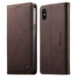 Dierfeng Metal Snap Magnetic RFID Vegan Leather Phone Case, For iPhone 11 Pro Max, For iPhone 11, For iPhone 11 Pro, For iPhone X / XS