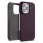 melkco Litchi Texture Magnetic Half Coverage Genuine Leather Phone Case, For iPhone Air, For iPhone 16 Pro Max, For iPhone 16 Pro