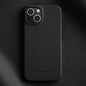 melkco Litchi Texture Magnetic Half Coverage Genuine Leather Phone Case, For iPhone 15, For iPhone 14, For iPhone 14 Pro