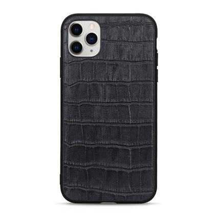 Crocodile Texture Genuine Leather Protective Case