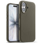 melkco Litchi Texture Magnetic Full Coverage Genuine Leather Phone Case with AI Button, For iPhone 17, For iPhone Air