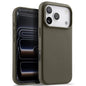 melkco Litchi Texture Magnetic Full Coverage Genuine Leather Phone Case with AI Button, For iPhone 18 Pro / 17 Pro, For iPhone 18 Pro Max / 17 Pro Max