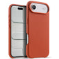 melkco Litchi Texture Magnetic Full Coverage Genuine Leather Phone Case with AI Button, For iPhone 17, For iPhone Air