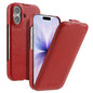 melkco Litchi Texture Vertical Flip Magnetic Genuine Leather Phone Case, For iPhone 17, For iPhone Air