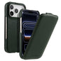 melkco Litchi Texture Vertical Flip Magnetic Genuine Leather Phone Case, For iPhone 18 Pro, For iPhone 18 Pro Max, For iPhone 17 Pro Max, For iPhone 17 Pro