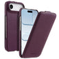 melkco Litchi Texture Vertical Flip Magnetic Genuine Leather Phone Case, For iPhone 17, For iPhone Air